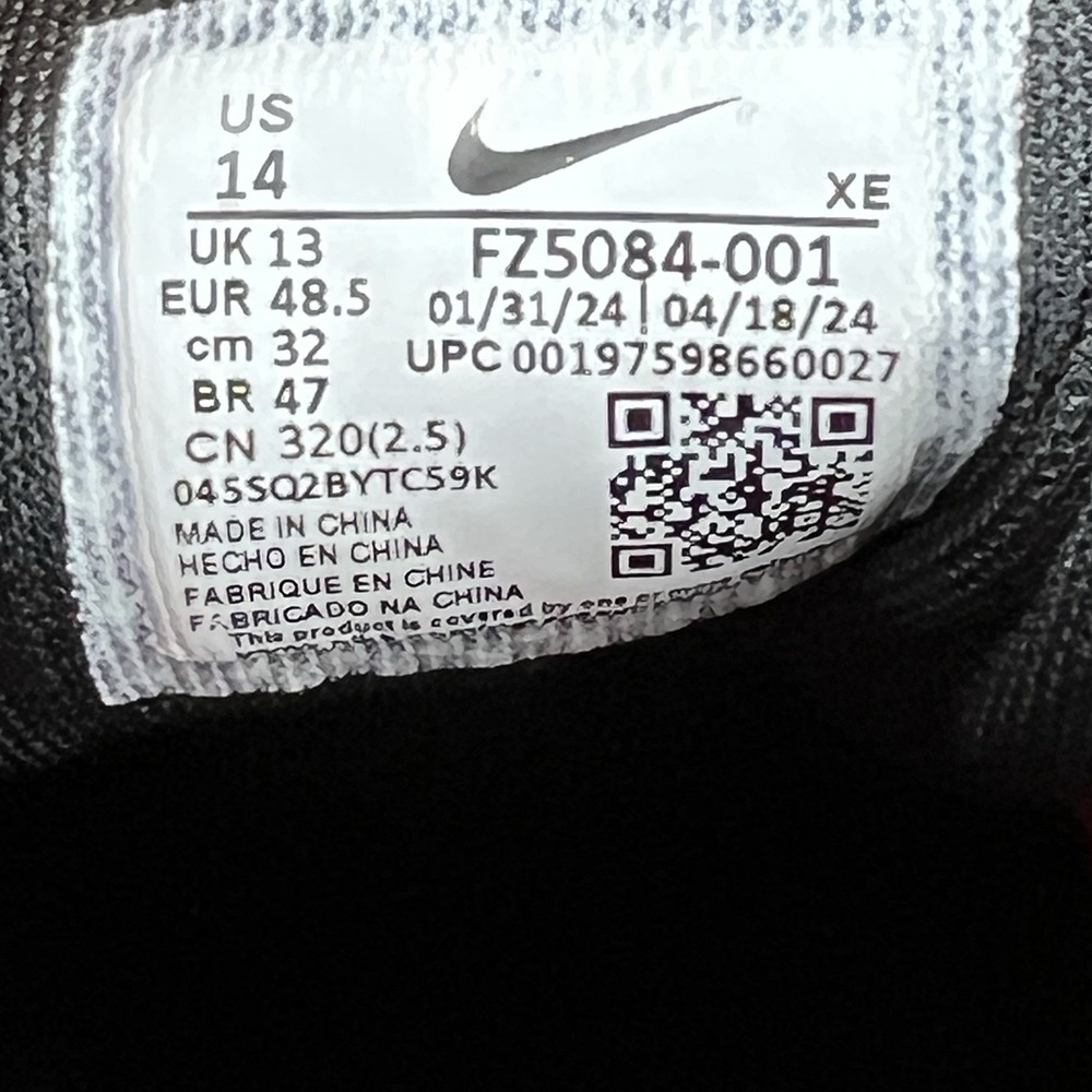 Nike Air Zoom Pegasus 41 ATL Falcons Black Atlanta Shoes nby FZ5084-001 Mens 14 - Picture 10 of 10